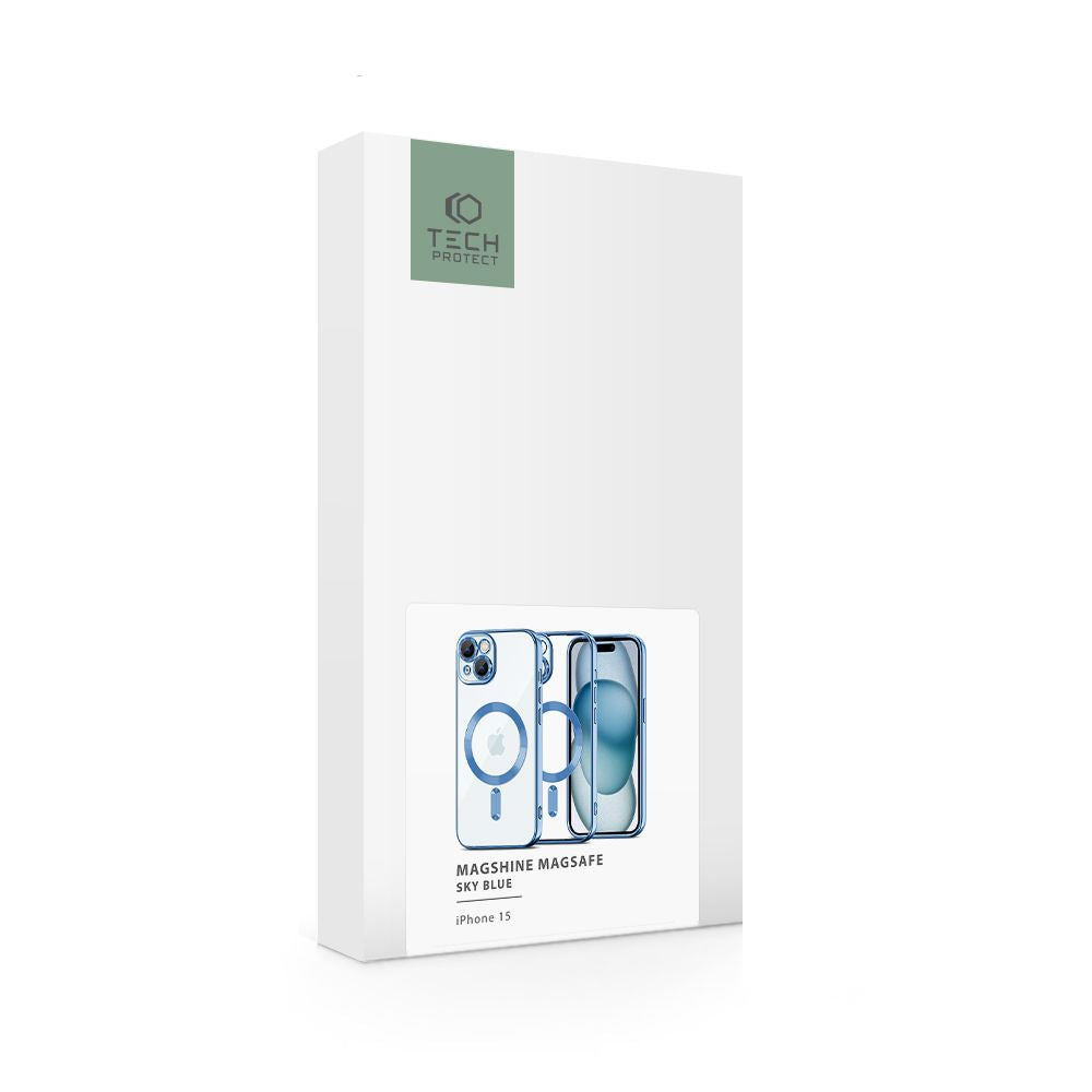 KRYT TECH-PROTECT MAGSHINE MAGSAFE IPHONE 15 SKY BLUE
