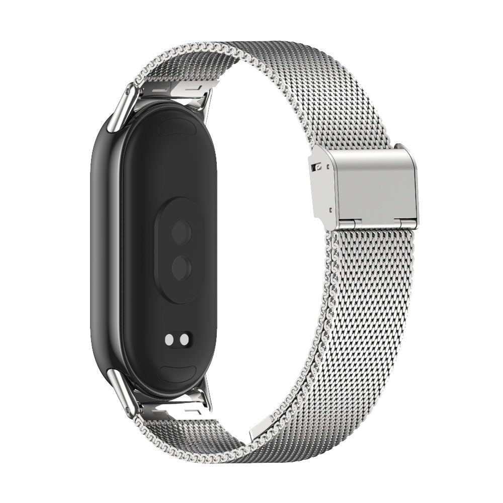  ZA XIAOMI MI BAND 8 / 9 / NFC DOOP MILANESE LOOP SREBRNA