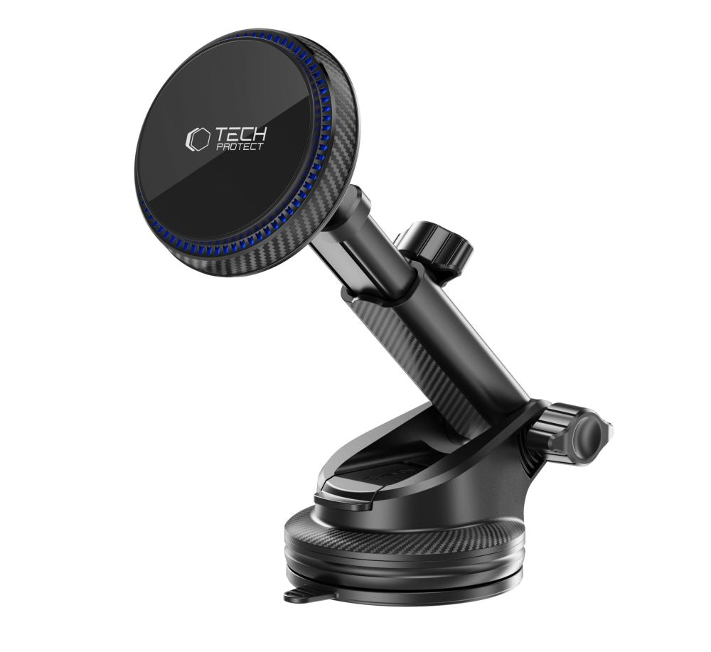 DRŽIAK TELEFÓNU DO AUTA S BEZDRÔTOVÝM NABÍJANÍM TECH-PROTECT MM15W-V4 MAGNETIC MAGSAFE DASHBOARD & VENT CAR MOUNT WIRELESS CHARGER 15W BLACK