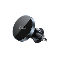 DRŽAČ TELEFONA ZA AUTO S BEZICNIM PUNJENJEM TECH-PROTECT MM15W-V5 MAGNETSKI MAGSAFE CD & VENT KUTIJA BEZICNI PUNJAČ 15W CRNA/CRNA