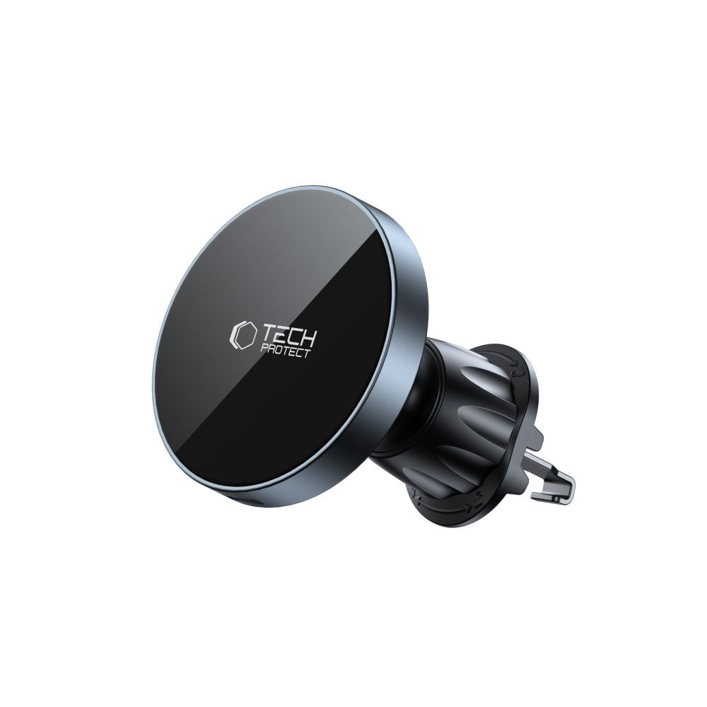 DRŽIAK TELEFÓNU DO AUTA S BEZDRÔTOVÝM NABÍJANÍM TECH-PROTECT MM15W-V5 MAGNETIC MAGSAFE DASHBOARD & VENT CAR MOUNT WIRELESS CHARGER 15W BLACK/BLACK