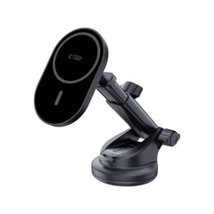 DRŽIAK TELEFÓNU DO AUTA S BEZDRÔTOVÝM NABÍJANÍM TECH-PROTECT MM15W-V6 MAGNETIC MAGSAFE DASHBOARD & VENT CAR MOUNT WIRELESS CHARGER 15W BLACK/BLACK