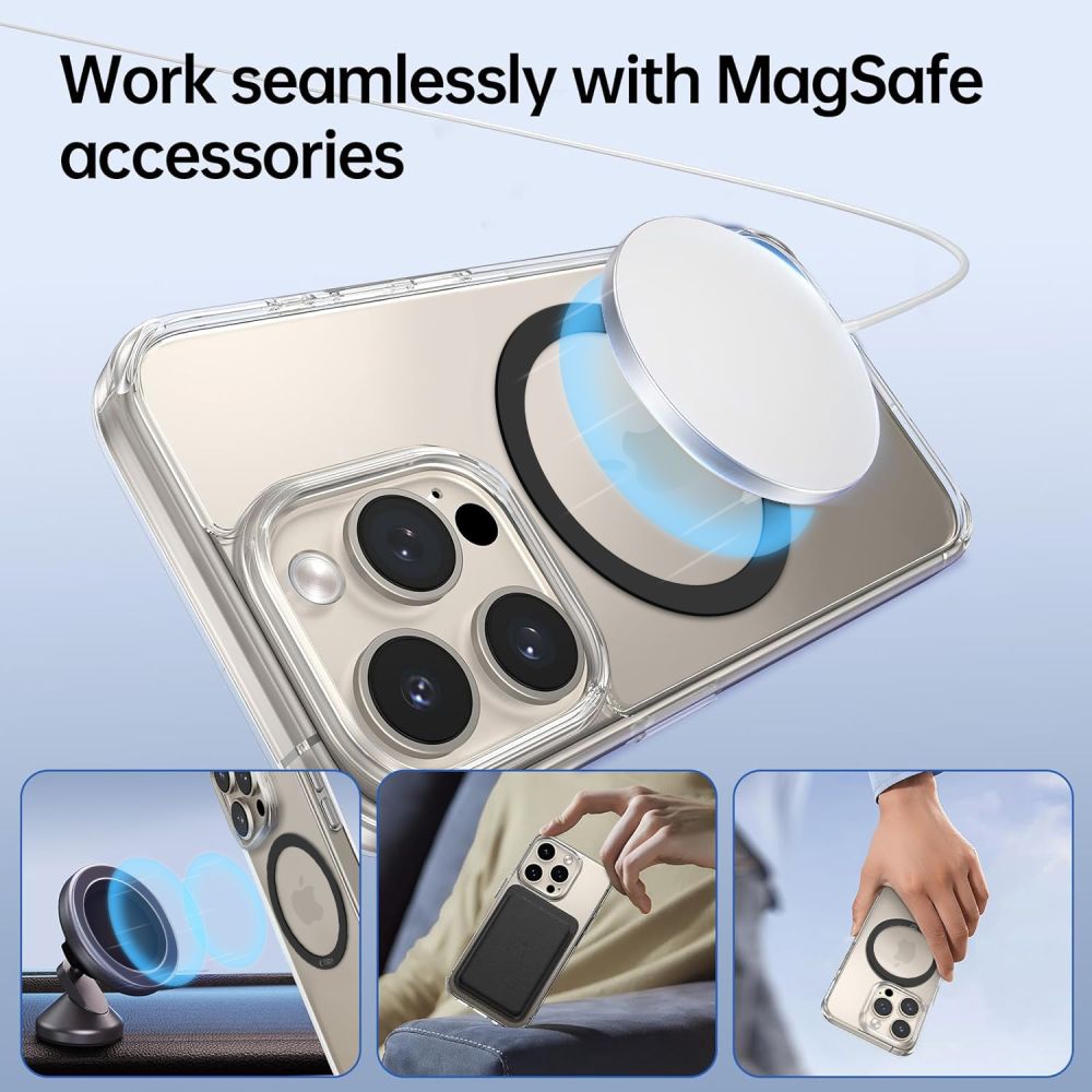 TECH-PROTECT MMP-110 2U1 MAGNETSKI MAGSAFE PRSTEN CRNI & CRNI