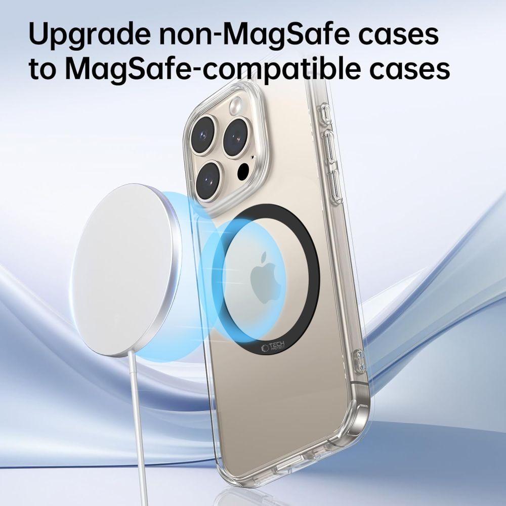 TECH-PROTECT MMP-110 2U1 MAGNETSKI MAGSAFE PRSTEN CRNI & CRNI