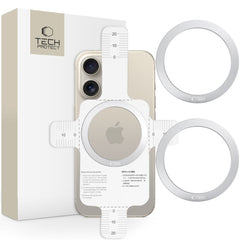 TECH-PROTECT MMP-110 2U1 MAGNETSKI MAGSAFE PRSTEN SREBRNI & SREBRNI