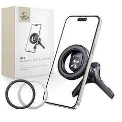 DRŽIAK TELEFÓNU DO AUTA TECH-PROTECT N53 MAGNETIC MAGSAFE STABLE VENT CAR MOUNT BLACK