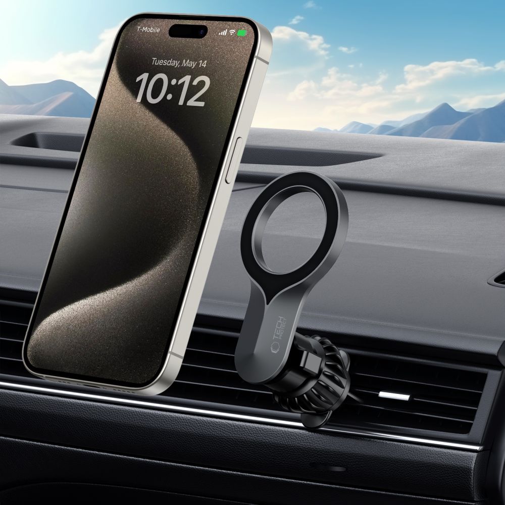 DRŽIAK TELEFÓNU DO AUTA TECH-PROTECT N55 MAGNETIC MAGSAFE VENT CAR MOUNT BLACK