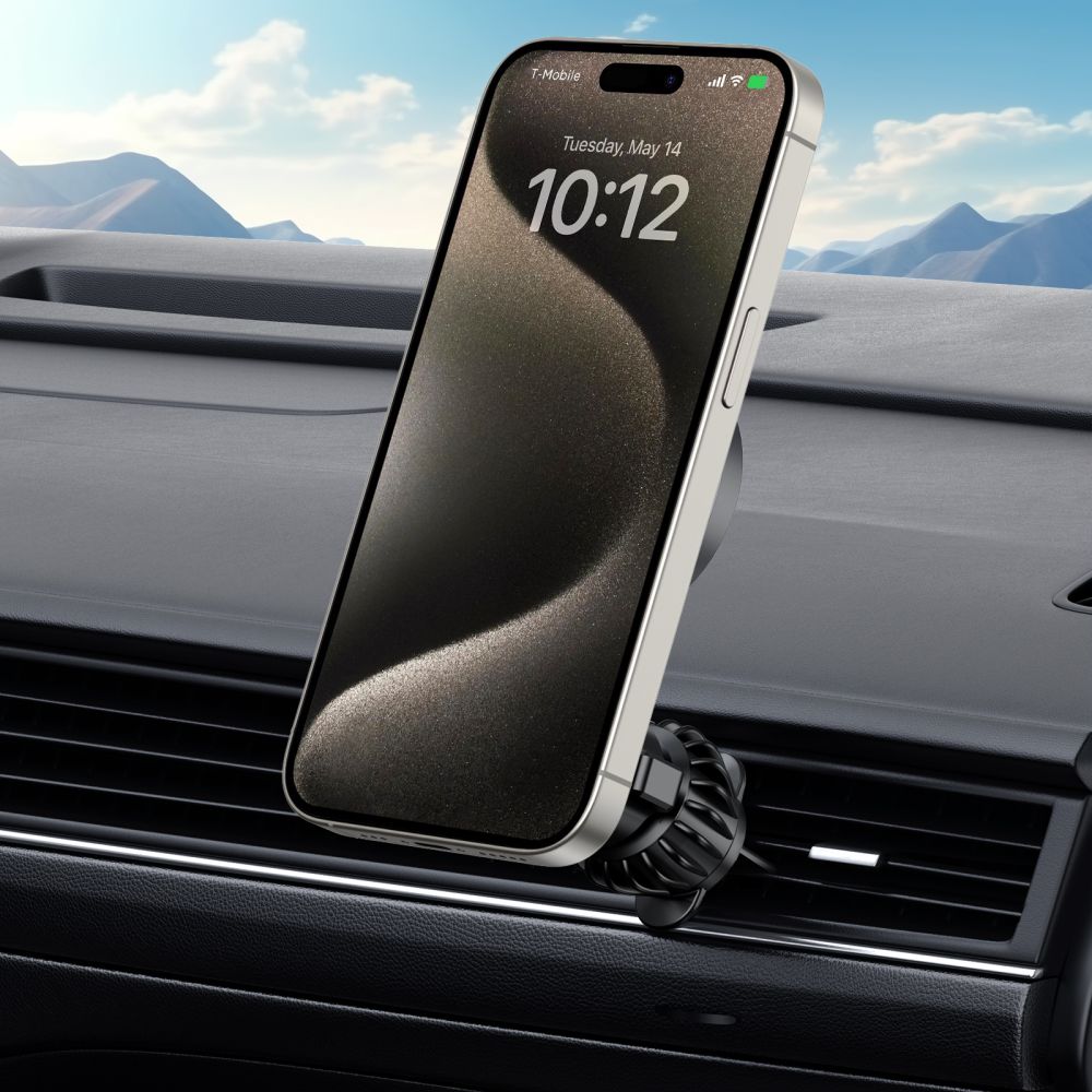 DRŽIAK TELEFÓNU DO AUTA TECH-PROTECT N55 MAGNETIC MAGSAFE VENT CAR MOUNT BLACK