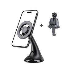 DRŽIAK TELEFÓNU DO AUTA TECH-PROTECT N56 MAGNETIC MAGSAFE DASHBOARD UNRG & VENT CAR MOUNT BLACK