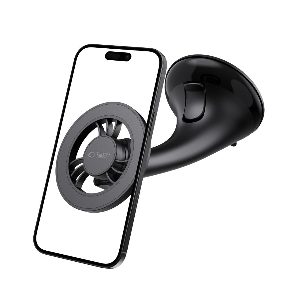 DRŽIAK TELEFÓNU DO AUTA TECH-PROTECT N56 MAGNETIC MAGSAFE DASHBOARD UNRG & VENT CAR MOUNT BLACK