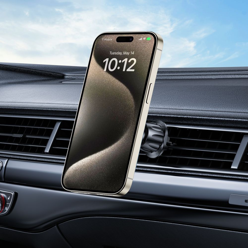DRŽIAK TELEFÓNU DO AUTA TECH-PROTECT N56 MAGNETIC MAGSAFE DASHBOARD UNRG & VENT CAR MOUNT BLACK