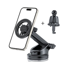 DRŽIAK TELEFÓNU DO AUTA TECH-PROTECT N56 MAGNETIC MAGSAFE DASHBOARD & VENT CAR MOUNT BLACK