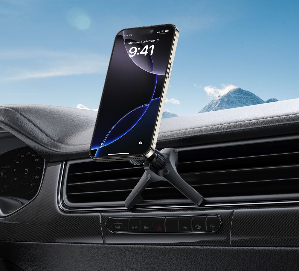 DRŽIAK TELEFÓNU DO AUTA TECH-PROTECT N56 MAGNETIC MAGSAFE STABLE VENT CAR MOUNT BLACK