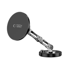 DRŽAČ TELEFONA ZA AUTO TECH-PROTECT N57 MAGNETSKI MAGSAFE DRŽAČ ZA TABLICU I STOLNI STAND TELEFONA CRNI