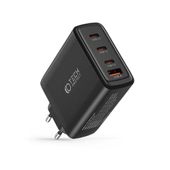 MREŽNI PUNJAČ ZA MOBILNE TELEFONE I TABLETE TECH-PROTECT NC100W-GAN 4-PORT MREŽNI PUNJAČ PD100W/QC3.0 CRNI