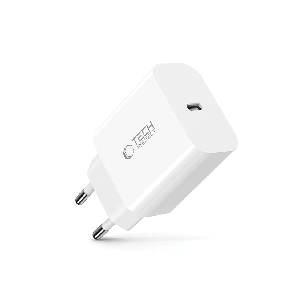 TECH-PROTECT NC20W 1-PORT MREŽNI PUNJAČ PD20W BIJELI