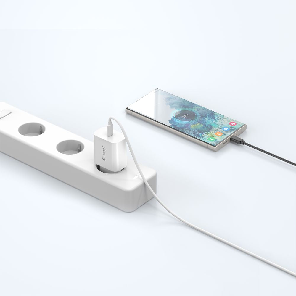 TECH-PROTECT NC20W 1-PORT MREŽNI PUNJAČ PD20W BIJELI