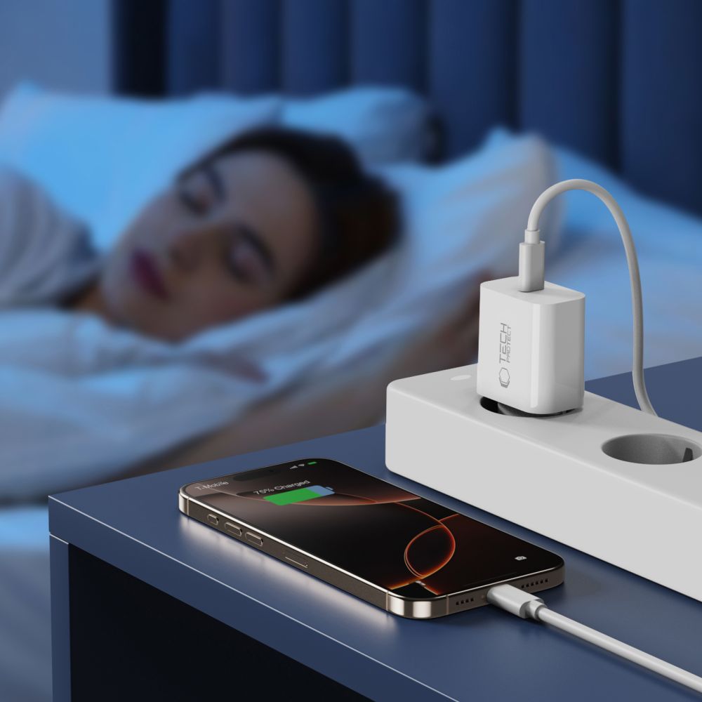 TECH-PROTECT NC20W 1-PORT MREŽNI PUNJAČ PD20W BIJELI