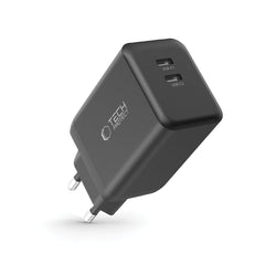 TECH-PROTECT NC45W-GAN 2-PORT MREŽNI PUNJAČ PD45W CRNI