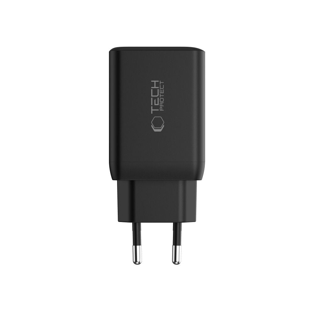 TECH-PROTECT NC45W-GAN 2-PORT MREŽNI PUNJAČ PD45W CRNI