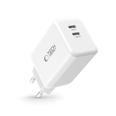 TECH-PROTECT NC45W-GAN 2-PORT MREŽNI PUNJAČ PD45W BIJELI
