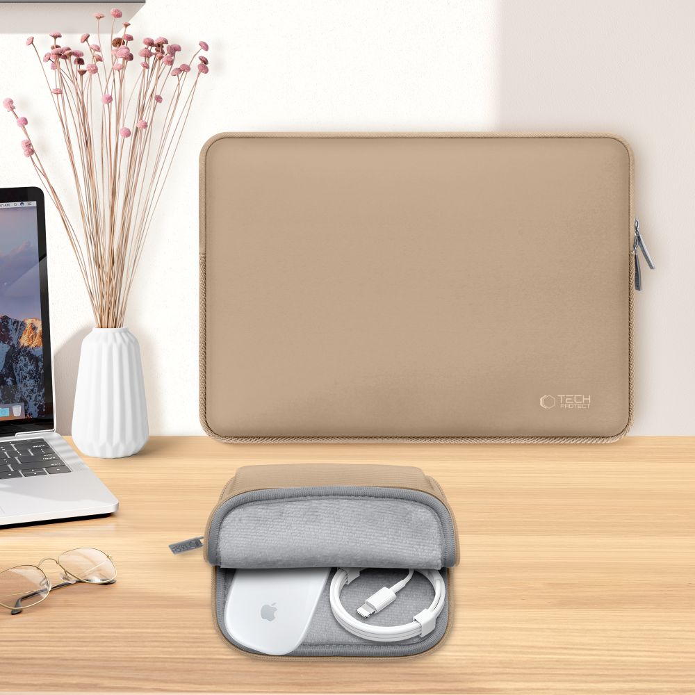  ZA MACBOOKTECH-PROTECT NEOSLIM LAPTOP 13-14 CAFFE LATTE