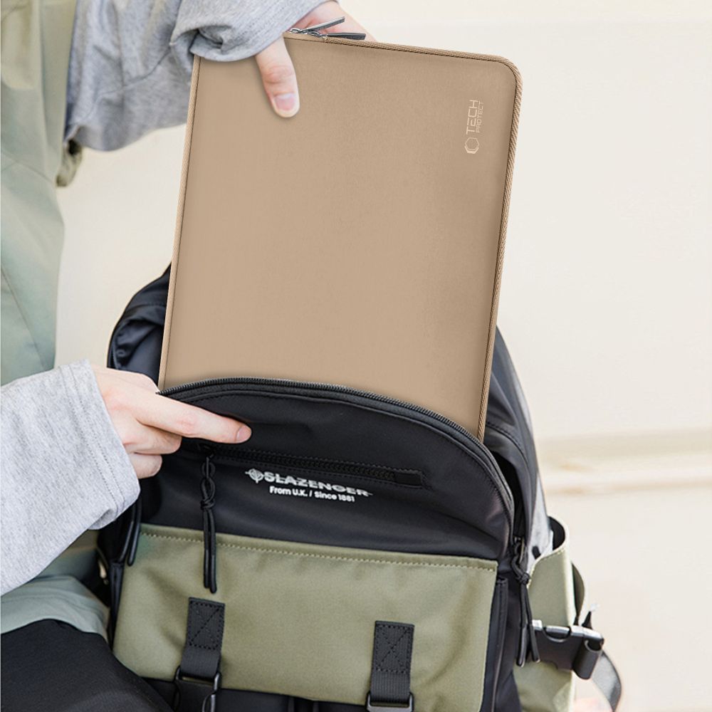  ZA MACBOOKTECH-PROTECT NEOSLIM LAPTOP 13-14 CAFFE LATTE