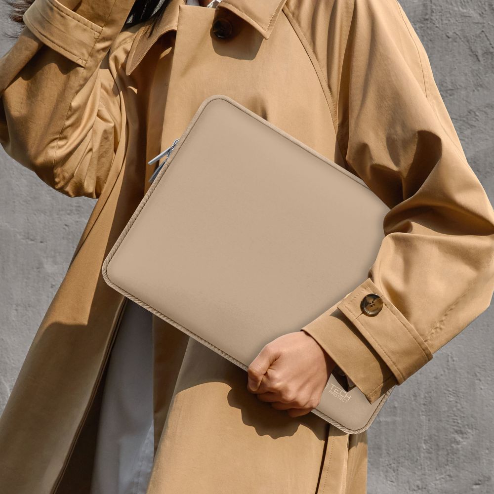  ZA MACBOOKTECH-PROTECT NEOSLIM LAPTOP 13-14 CAFFE LATTE