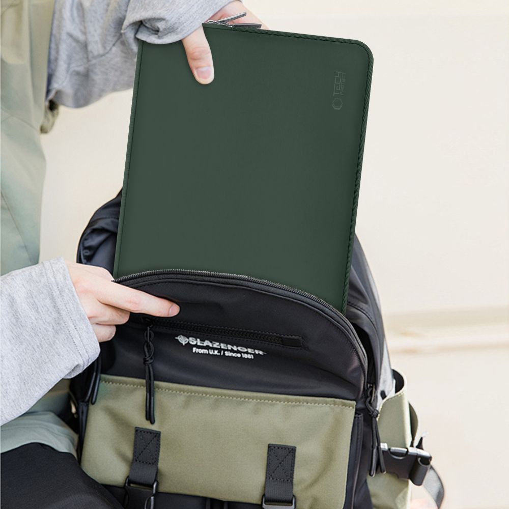  ZA MACBOOK TECH-PROTECT NEOSLIM LAPTOP 13-14 MIDNIGHT GREEN