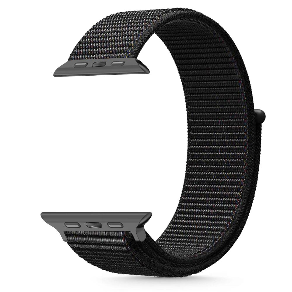 REMIENOK TECH-PROTECT NYLON APPLE WATCH 6 / 7 / 8 / 9 / 10 / SE / ULTRA 1 / 2 (44 / 45 / 46 / 49 MM) BLACK