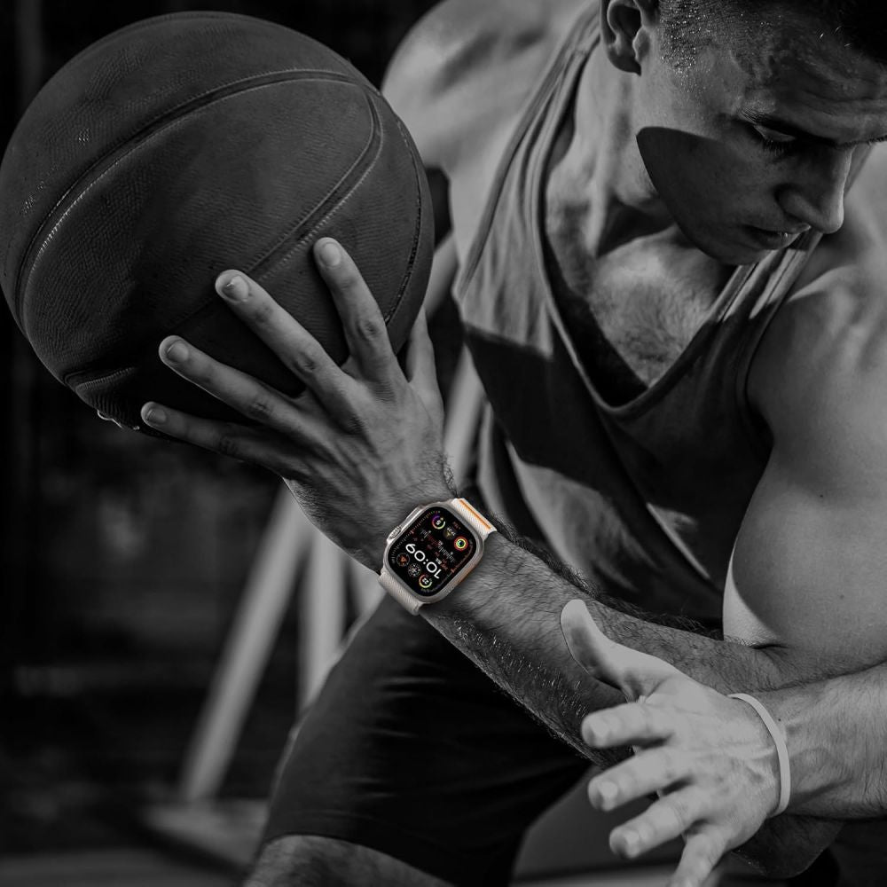 TECH-PROTECT NYLON  APPLE WATCH 6 / 7 / 8 / 9 / 10 / SE / ULTRA 1 / 2 (44 / 45 / 46 / 49 MM) TITAN