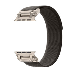 REMIENOK TECH-PROTECT NYLON DELTA APPLE WATCH 4 / 5 / 6 / 7 / 8 / 9 / SE / ULTRA 1 / 2 (42 / 44 / 45 / 49 MM) BLACK/ORANGE