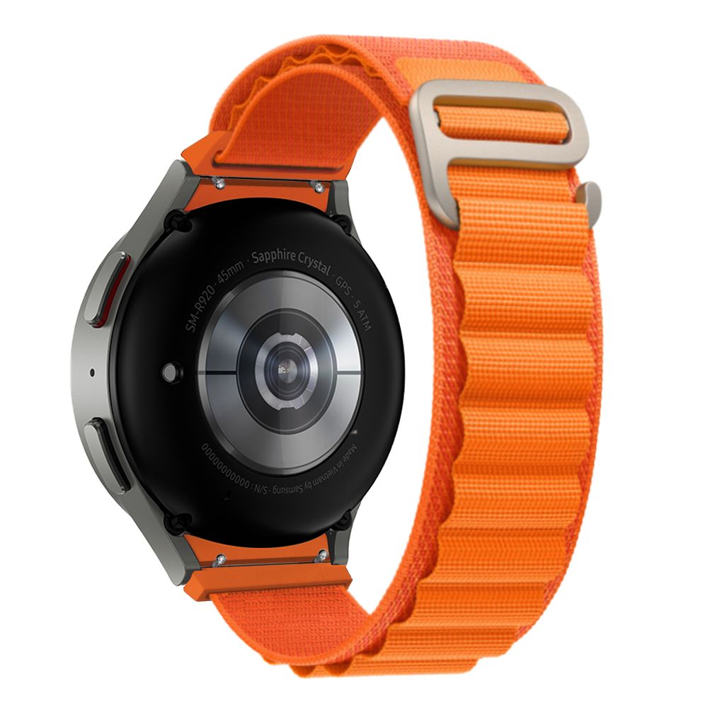 REMIENOK HEYBAND NYLON PRO SAMSUNG GALAXY WATCH 4 / 5 / 5 PRO / 6 / 7 / FE ORANGE