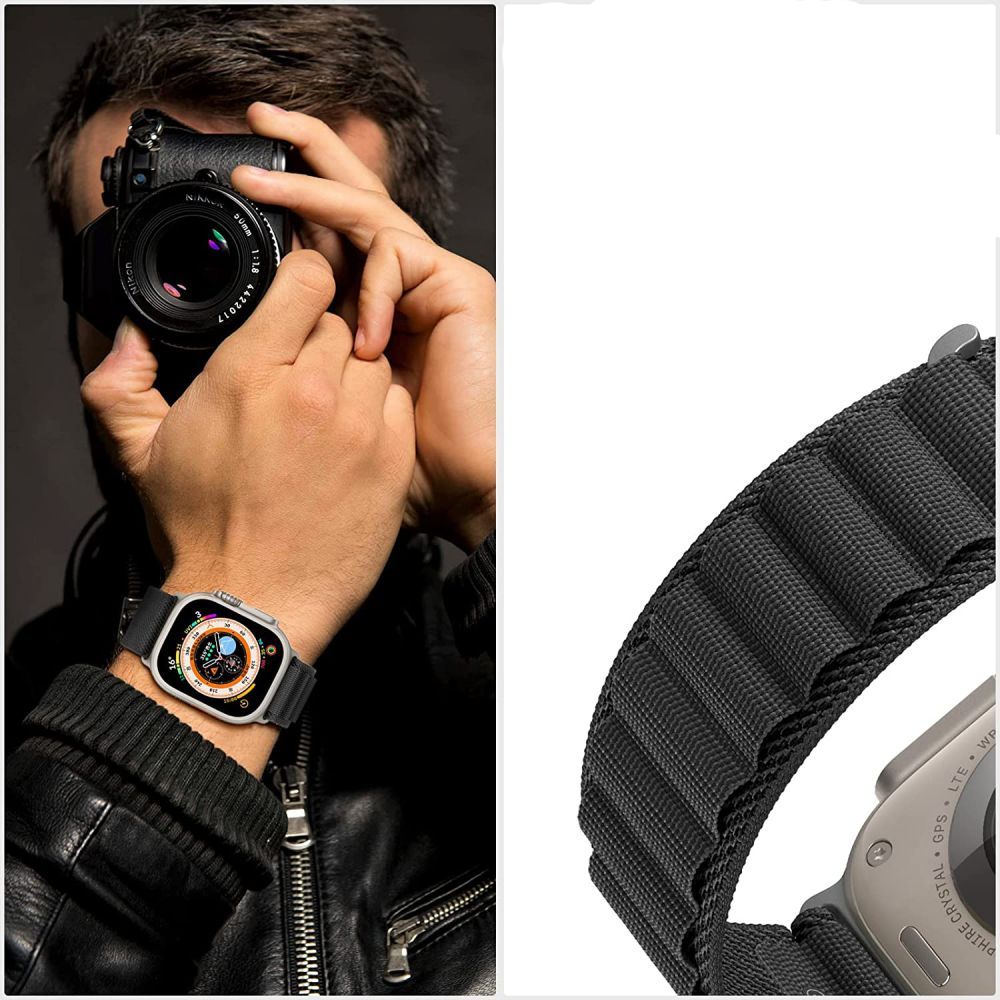 REMIENOK HEYBAND NYLON PRO SAMSUNG GALAXY WATCH 4 / 5 / 5 PRO / 6 / 7 / FE ORANGE