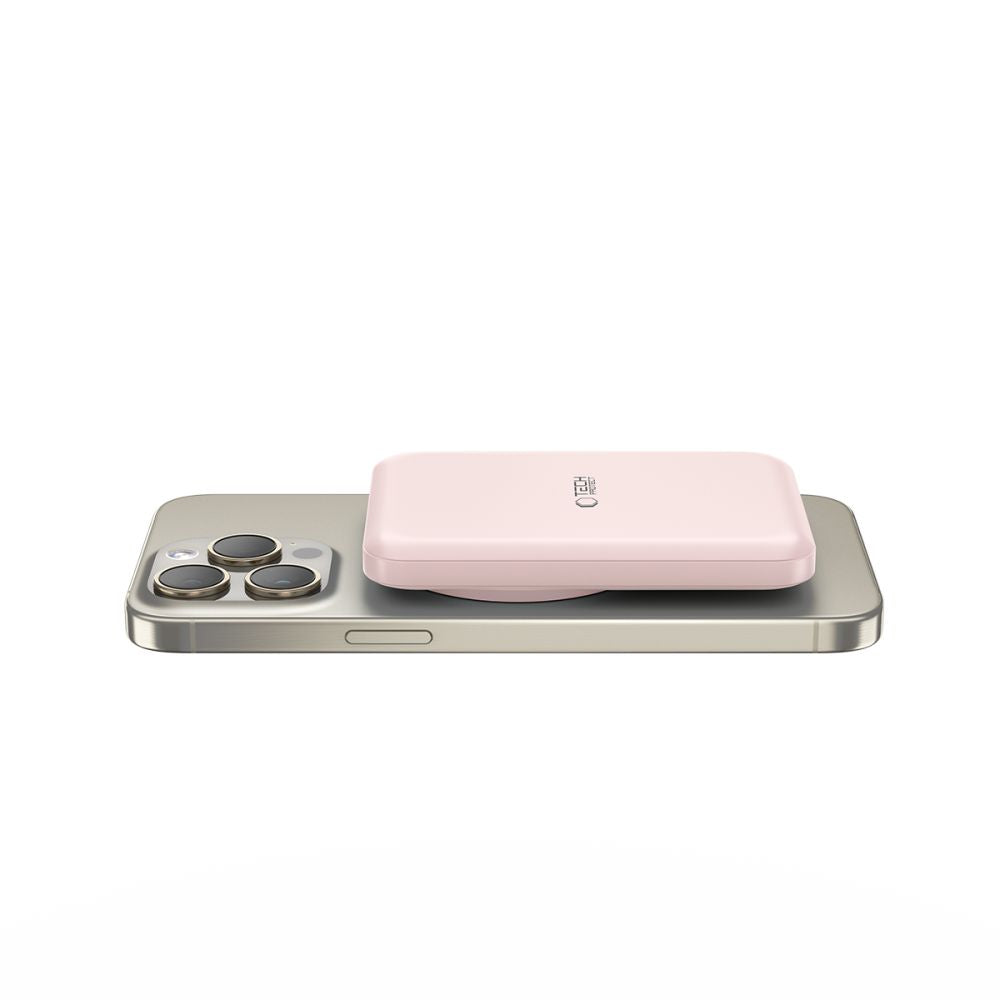TECH-PROTECT PB10 LIFEMAG MAGSAFE POWER BANK 5000MAH ROZA