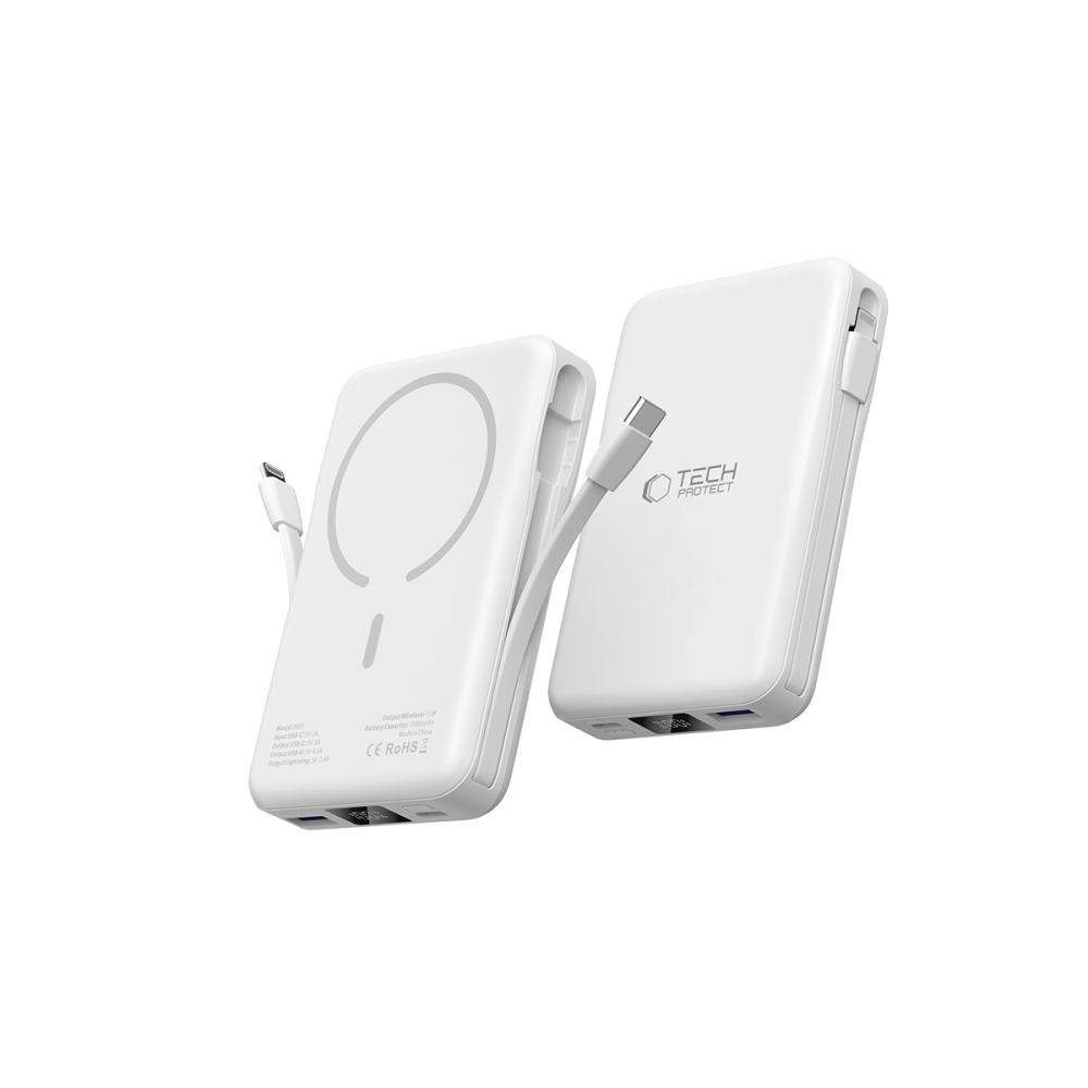 TECH-PROTECT PB31 LIFEMAG MAGSAFE POWER BANK 10000MAH WHITE