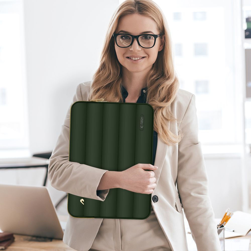 TAŠKA TECH-PROTECT PUFFY LAPTOP 13-14 ARMY GREEN