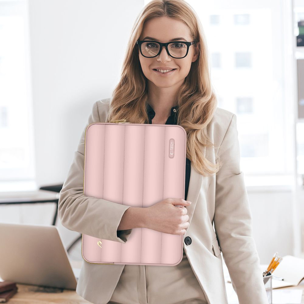 TAŠKA TECH-PROTECT PUFFY LAPTOP 13-14 DUSTY ROSE