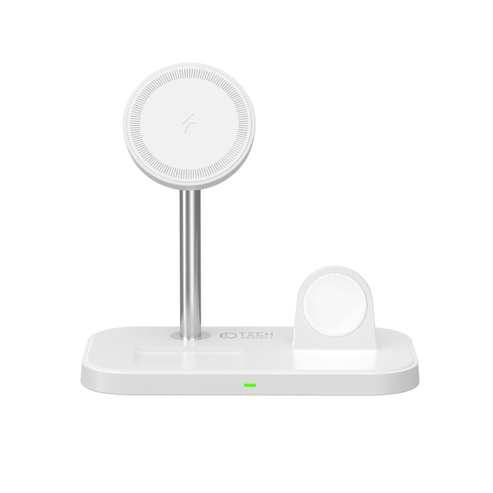 BEZDRÔTOVÁ NABÍJAČKA 3IN1TECH-PROTECT QI15W-A22 MAGNETIC MAGSAFE WIRELESS CHARGER WHITE