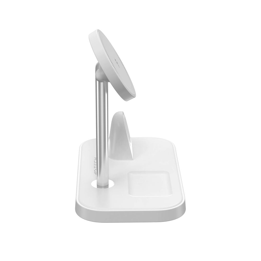 BEZDRÔTOVÁ NABÍJAČKA 3IN1TECH-PROTECT QI15W-A22 MAGNETIC MAGSAFE WIRELESS CHARGER WHITE