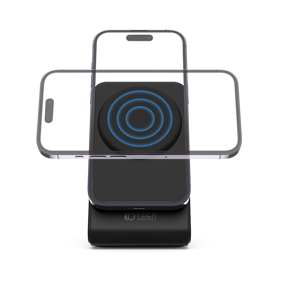 BEZDRÔTOVÁ NABÍJAČKA TECH-PROTECT QI15W-A23 MAGNETIC MAGSAFE WIRELESS CHARGER BLACK
