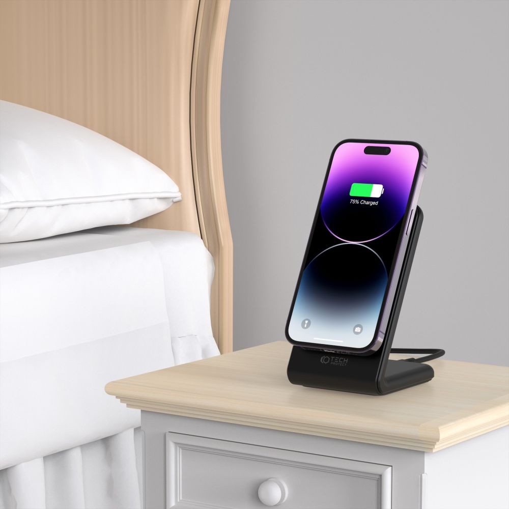 BEZDRÔTOVÁ NABÍJAČKA TECH-PROTECT QI15W-A23 MAGNETIC MAGSAFE WIRELESS CHARGER BLACK