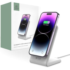 BEZVODNA  TECH-PROTECT QI15W-A23 MAGNETSKA MAGSAFE BEŽIČNA PUNJAČA BIJELA