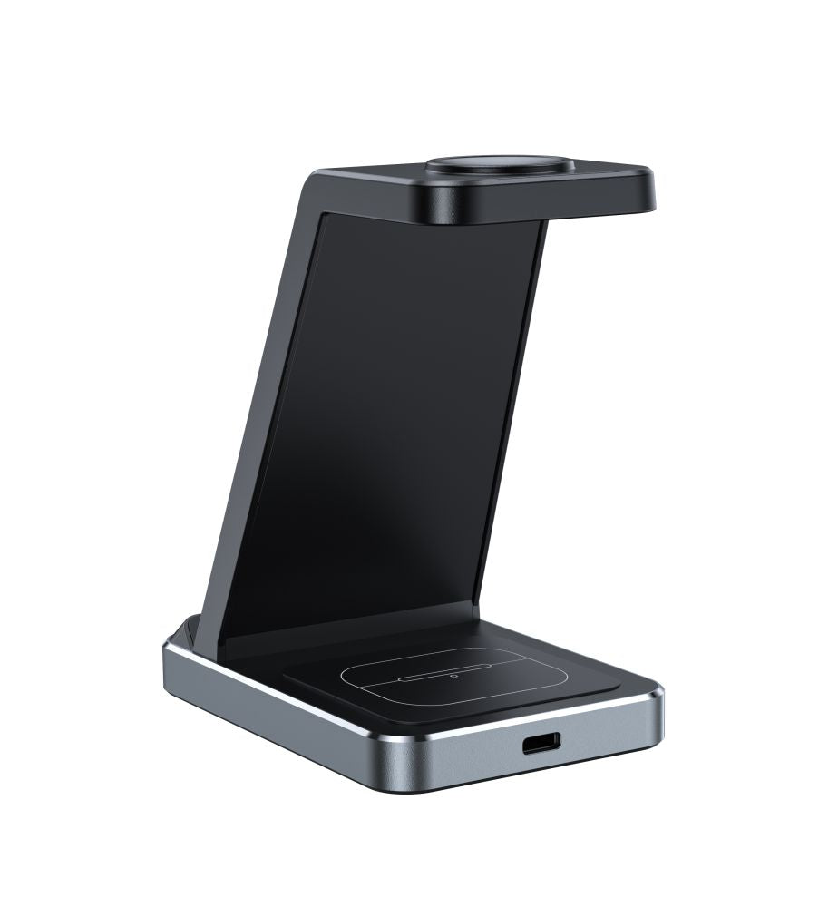 BEZDRÔTOVÁ NABÍJAČKA 3IN1 QI15W-A26 WIRELESS CHARGER BLACK