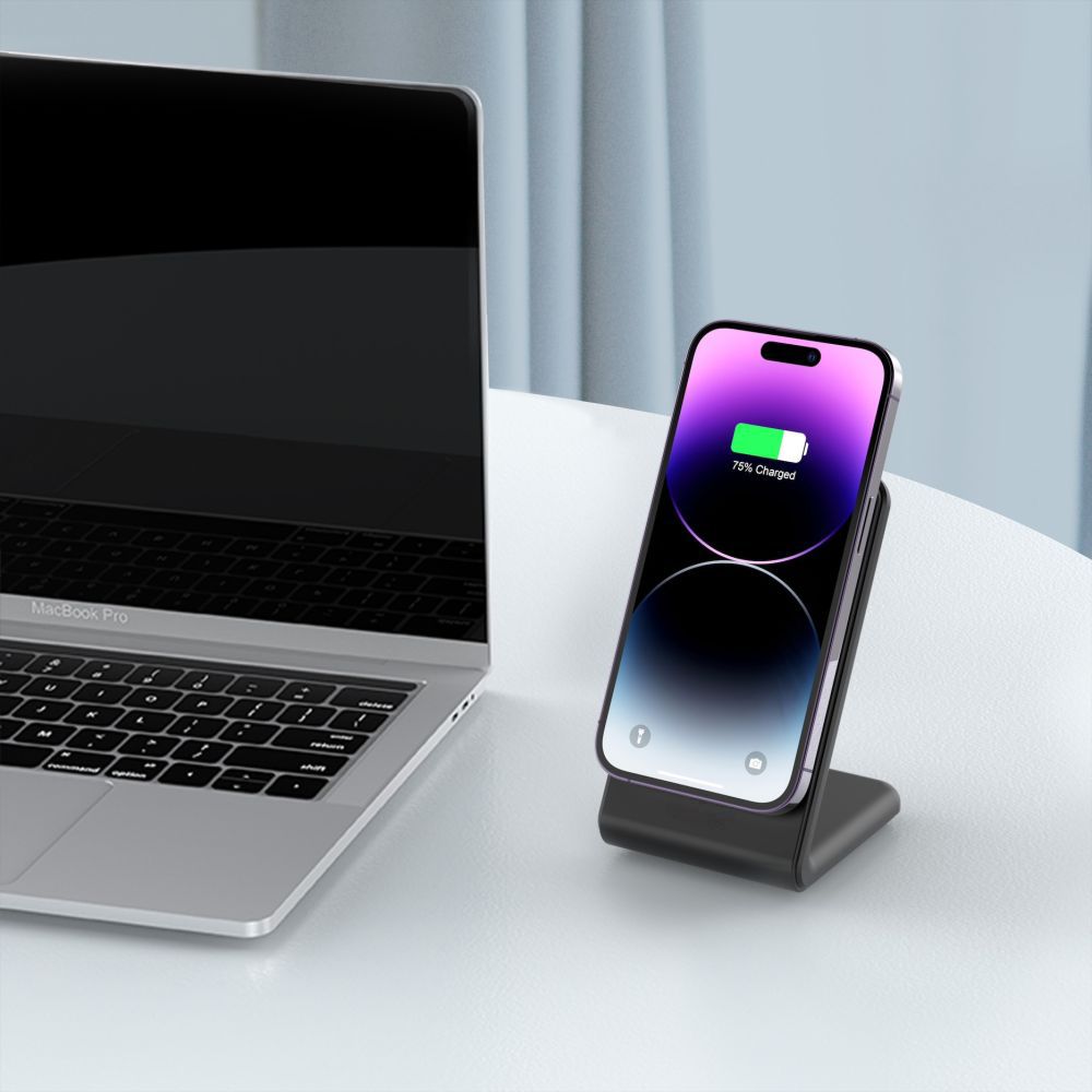 NABOJNA POSTAJA TECH-PROTECT QI15W-A38 MAGNETSKI MAGSAFE BEŽIČNI PUNJAČ CRNI