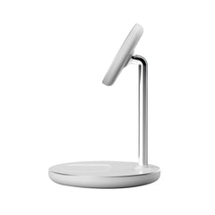 NABÍJACIA STANICA TECH-PROTECT QI15W-A39 2IN1 MAGNETIC MAGSAFE WIRELESS CHARGER WHITE