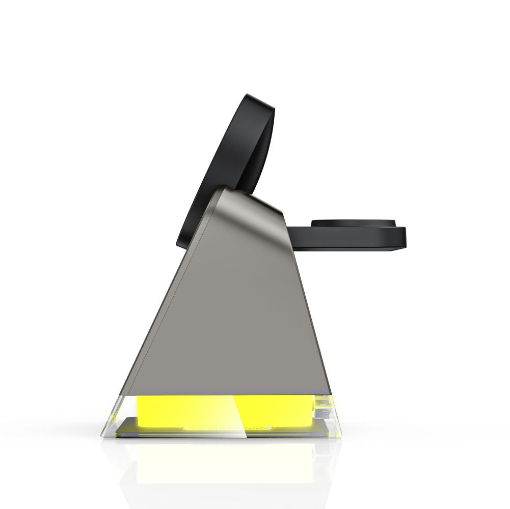 NABIJALNA STANICA TECH-PROTECT QI15W-A43 3IN1 MAGNETSKI MAGSAFE BEŽIČNI PUNJAČ CRNI