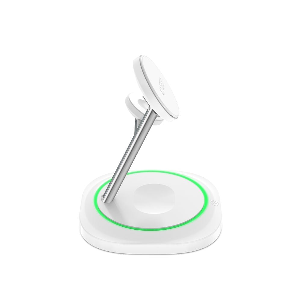 TECH-PROTECT QI15W-A46 3U1 MAGNETSKI MAGSAFE BEŽIČNI PUNJAČ BIJELI