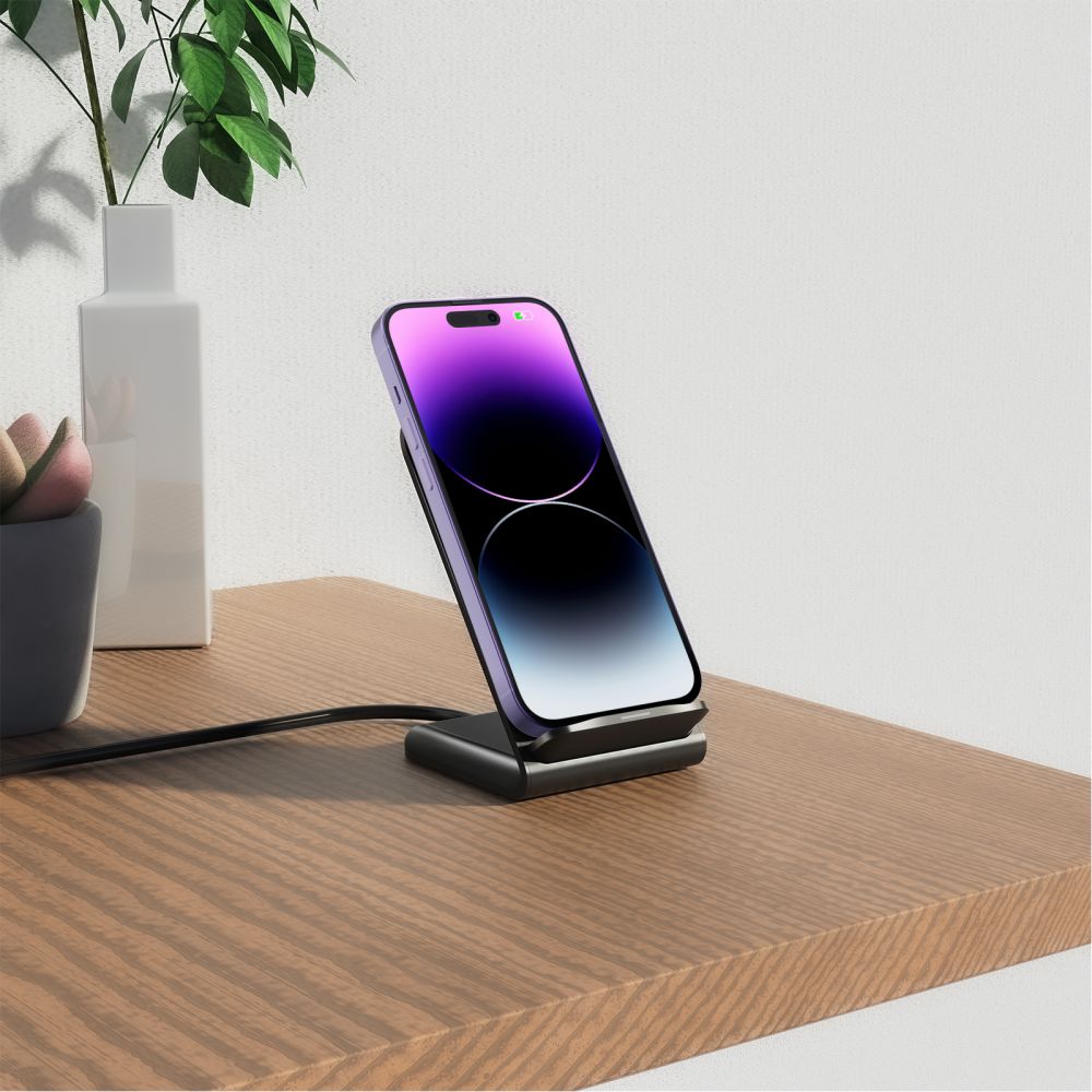 BEZVODNA  TECH-PROTECT QI15W-S2 BEZVODNI PUNJAČ 15W CRNA