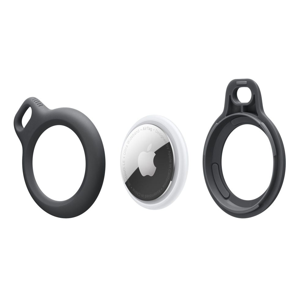 TECH-PROTECT ROUGH APPLE AIRTAG CRNA